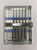 Salvin Dental Set of 5 Straight Sinus Osteotomes with Cassette