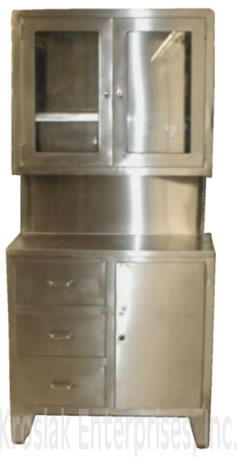 Stainless Steel Stainless Steel Cabinets ATLAS Kennedy Model Instrument and Storage Cabinet