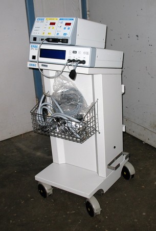 Operating Room ESU Coagulators ERBE ESU System w/Cart