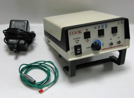 Patient Monitoring Dopplers Cook Doppler Blood Flow Monitor