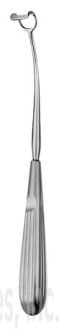 Surgical Instruments Curettes Elevators Reverse Curve Adenoid Curette - Size:4