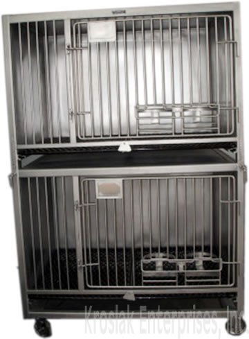 Laboratory Equipment  Animal Cages 2 on 1 Stand