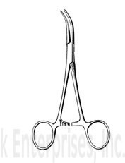 Surgical Instruments Forceps DANDY Scalp Hemostatic Forceps-Cvd on Side