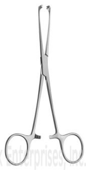 Surgical Instruments Clamps Non-Crushing Gastro Intestinal Clamps - Length:9 1/4