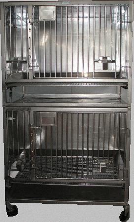 Other Equipment  Animal Cages 2 on 1 Stand