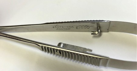 Storz, E-1880, Troutman Tying Forceps