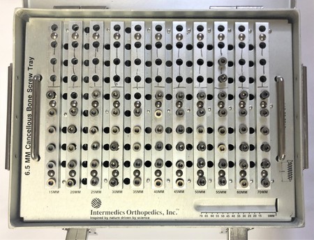 Intermedics Orthopedics Inc. 6.5 Cancellous Screw Case