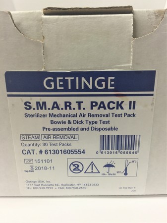 Getinge Assured, 61301605554, S.M.A.R.T. Pack II (Box of 30)