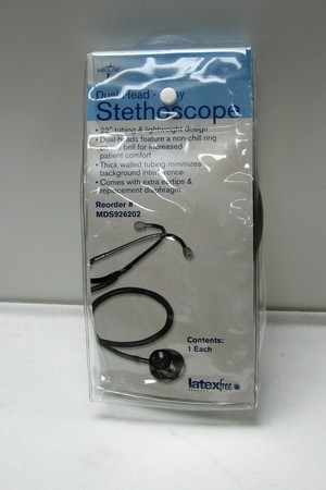 Medline Dual Head Stethoscope - Gray