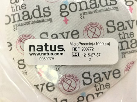 Natus, Save the Gonads Micro-Premature X-ray Shields, 900772 (Set of 10)