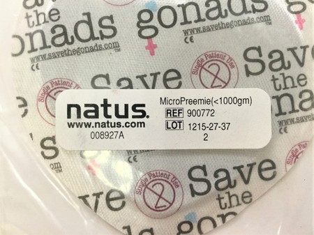 Natus, Save the Gonads Micro-Premature X-ray Shields, 900772 (Set of 10)