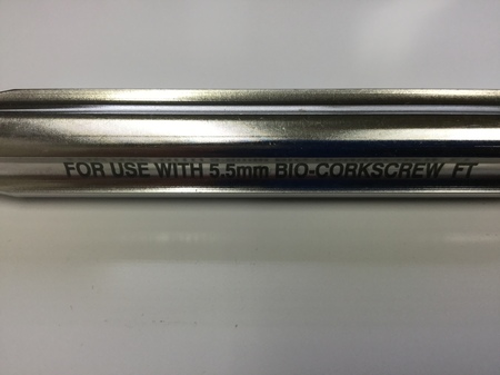 Arthrex AR-1927PB Punch, For use with 5.5mm Bio-Corkscrew FT