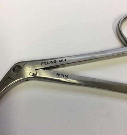 Pilling, 50-5116, Jackson Laryngeal Cup Forceps