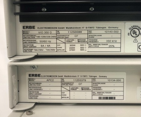 Erbe Vio-Cart 300D Electrosurgical System