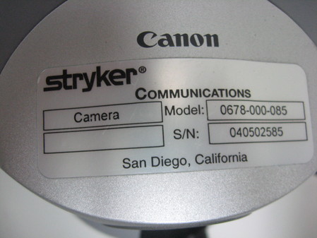 Canon Stryker Communications Camera