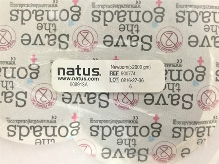 Natus, Save the Gonads Newborn X-ray Shields, 900774 (Set of 10)