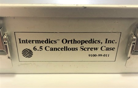 Intermedics Orthopedics Inc. 6.5 Cancellous Screw Case