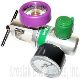 Other Equipment Respiratory Precision Medical Easy Gauge O2 Regulator
