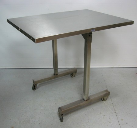 Operating Room  Blickman 7896SS-O Adjustable Height Instrument Table