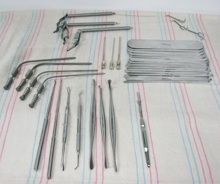 Surgical Instruments  Craniotomy Instrument Set