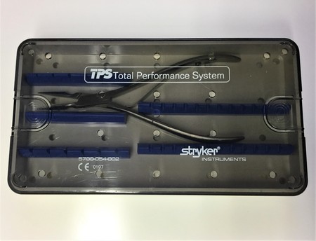 Surgical Instruments Forceps Noble GN 309 Virtus Splinter Forceps and Stryker TPS Handpiece Case