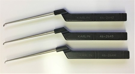 Surgical Instruments Curettes Elevators Codman Karlin Cervical Microdiscectomy Curettes (Set of 3)