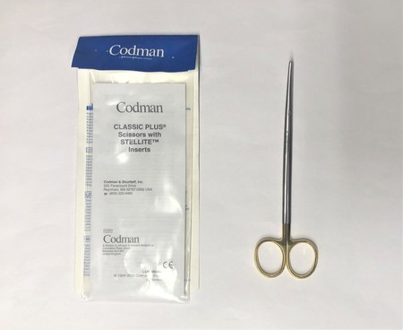 Surgical Instruments  Codman Classic Plus, 36-5016, Metzenbaum Dissecting Scissors