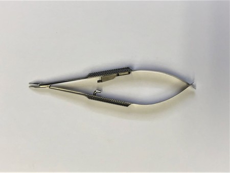 Surgical Instruments Needle Holders Storz, E-3828CW, Barraquer Needle Holder