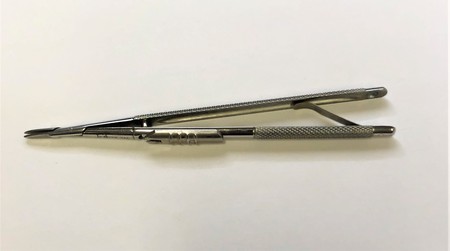 Surgical Instruments  Storz, E-0059L, Castroviejo Razor Blade Breaker and Holder
