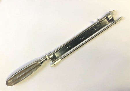 Surgical Instruments  Padgett, P-4598, Cobbetts Modified Braithwaite Skin Graft Knife