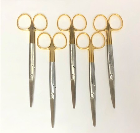 Surgical Instruments  Konig MDS0816517 Scissors Lot of 5