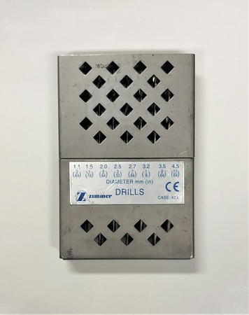 Other Equipment  Zimmer Drill Bit Case of 14 Bits