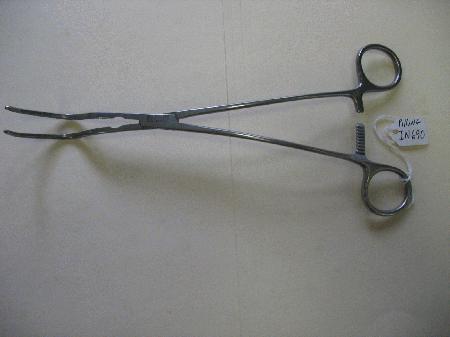 Surgical Instruments Clamps Harken No.4 Curve Vascular Clamp