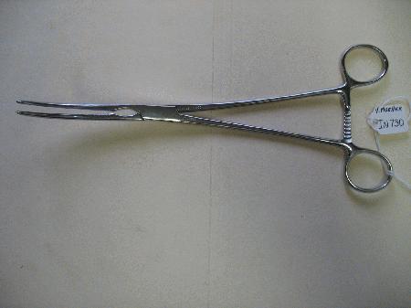 Surgical Instruments Clamps Crafoord Slightly Curved Coarctation Clamp