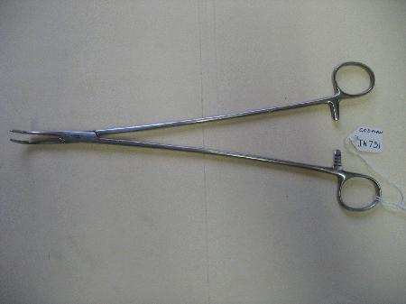 Surgical Instruments Forceps Jones Thoracic Clamp, Curved