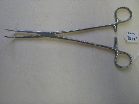 Surgical Instruments Forceps Rumel Thoracic Artery Forceps 