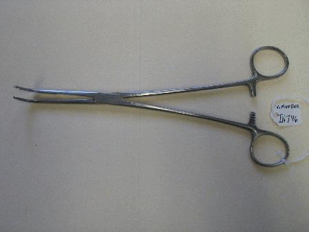 Surgical Instruments Forceps Rumel Thoracic Artery Forceps-Angled Jaws