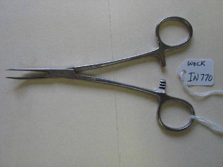 Surgical Instruments Forceps Crille Hemostatic Forceps, Curved