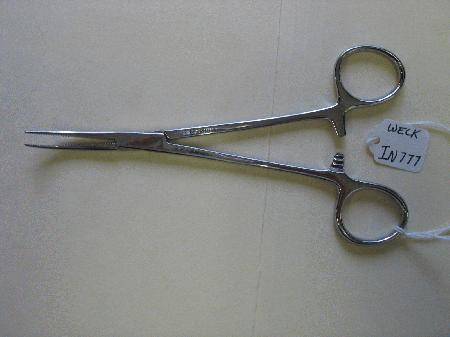 Surgical Instruments Forceps Crille Hemostatic Forceps, Curved, 6.5