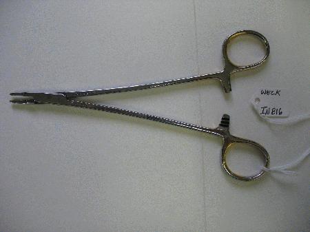 Surgical Instruments Needle Holders Ryder Needle Holder, Bulldog Jaw, French Eye