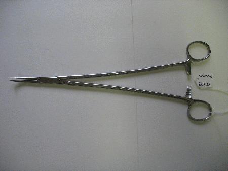 Surgical Instruments Forceps Bridge Deep Surgery Forceps, Slightly Curved