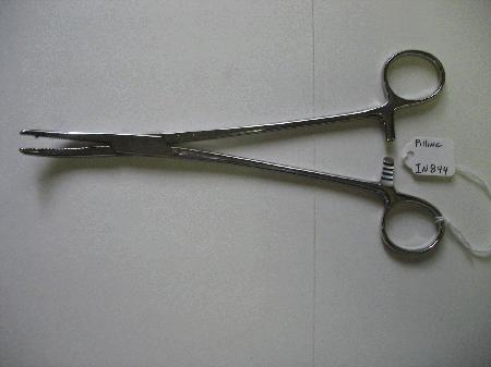 Surgical Instruments Forceps Heaney Hysterectomy Forceps, Curved