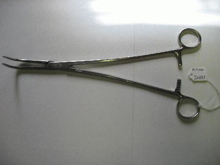 Surgical Instruments Clamps Harrington-Mixter Curved Clamp 10.75
