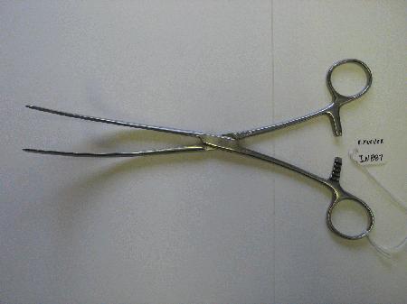 Surgical Instruments Forceps Doyen Intestinal Forceps, Curved, Flexible Jaws