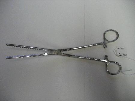 Surgical Instruments Clamps Potts Coarctation Clamp, Bent Shaft