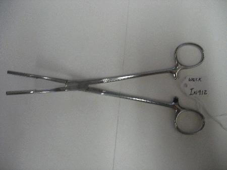Surgical Instruments Forceps Potts Intestinal Forceps, Angled Shaft