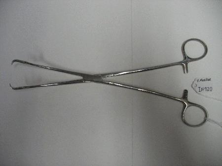 Surgical Instruments Forceps Schroeder Uterine Vulsellum Forceps, Curved