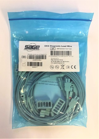 Patient Monitoring  Sage, L02-B10-MSU, EKG Diagnosis Lead Wire