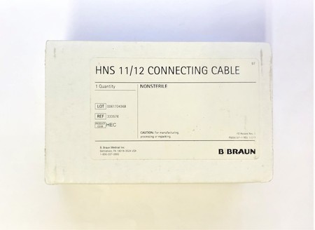 Other Equipment  B Braun, 333576, Stimuplex HNS 11/12 Electrode Connecting Cable