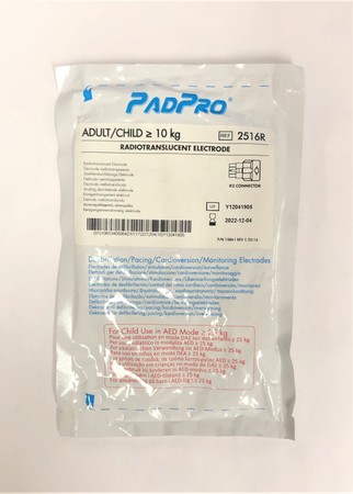 Patient Monitoring  Conmed PadPro, 2516R, Adult/Child Radiotranslucent Electrode